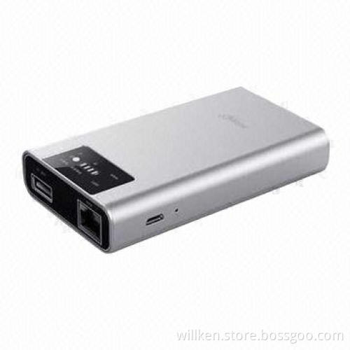 Portable Power Bank with Wi-Fi, for Tablet PC, Mobile, MP3, iPad and iPhone, 7,800mAh Capacity
